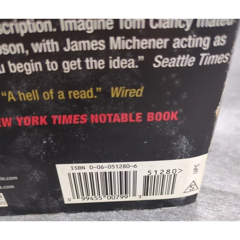 Cryptonomicon‎ Neal Stephenson Frist Avon Books Paperback Edition Nov. 2002 VTG